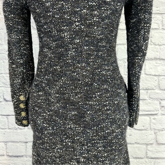 Isabel Marant Etoile Overton Boucle Alpaca Wool Double Breasted Coat Gray XS - Picture 10 of 16